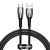 Baseus Glimmer USB - USB-C töltőkábel, 100W, 1m, fekete (CADH000401)