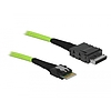 Delock Kábel OCuLink PCIe SFF-8611 > Slim SAS SFF-8654, 1 m (85755)