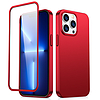 Joyroom 360 Full Case elő- és hátlap iPhone 13 Pro-hoz + edzett üveg képernyővédő fólia piros (JR-BP935 piros)