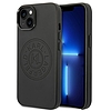 Karl Lagerfeld KLHCP14MFWHK iPhone 14 Plus 6,7" kemény tokos fekete/fekete bőr perforált logó