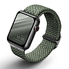 UNIQ pasek Aspen Apple Watch 40/38/41mm Series 4/5/6/7/8/SE/SE2 Fonott zielony/cipruszöld