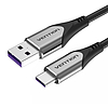 USB-C kábel USB 2.0 Vention COFHD, FC 0,5 m, szürke (COFHD)