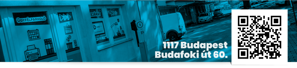 DELLA PRINT Kft. cím QR – 1117 Budapest, Budafoki út 60.