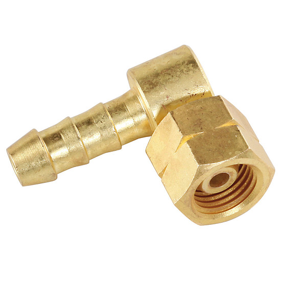1/4´´-os bal oldali adapter könyökcsatlakozóhoz, 8x15 mm-es gáztömlő csatlakoztatásához