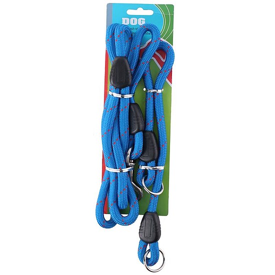 150 cm póráz + 45 cm nyakörv kék (8711252388526BLUE)