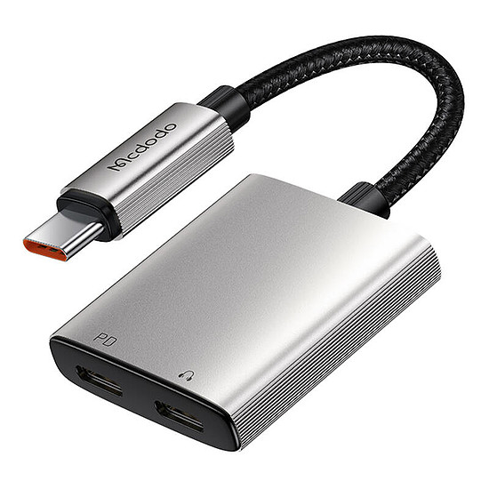 2 az 1-ben audioadapter Mcdodo CA-5570 2 az 1-ben USB-C - 2x USB-C