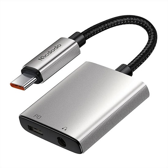 2 az 1-ben hangadapter Mcdodo CA-5550 2 az 1-ben Lightning to Lightning + DC 3,5 mm (CA-5050)