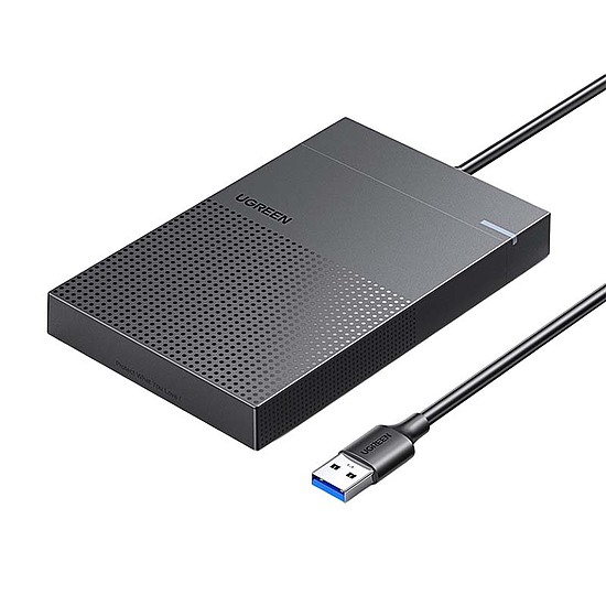 2,5" külső HDD/SSD ház UGREEN CM471, USB-A 3.2 Gen 1 5Gbps fekete (30719)