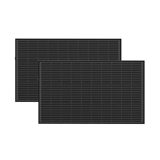 2x EcoFlow 100W fotovoltaikus panel, merev szerkezet (5006101005)