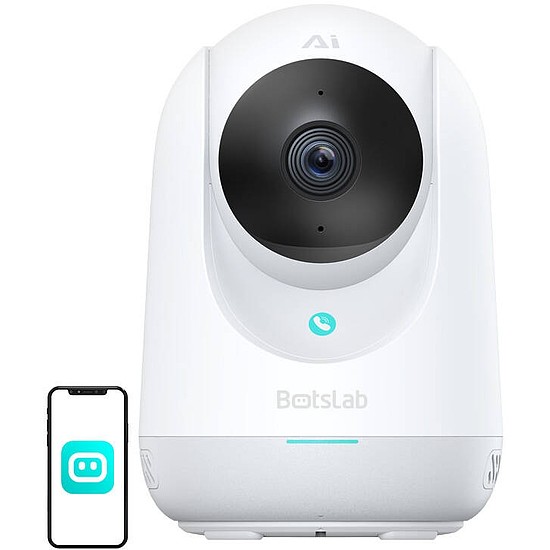 360-os beltéri WiFi kamera Botslab 2C Pro C222 5MP 5G