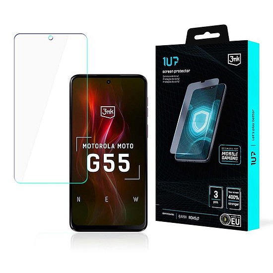 3mk 1UP - Motorola Moto G55 5G védőfólia 3 darab (3MK_5903108608671)