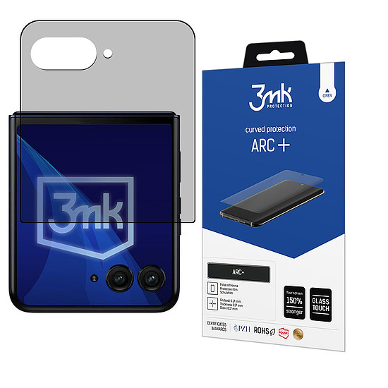 3mk ARC+ védőfólia Motorola Razr 50 Ultra (elülső)