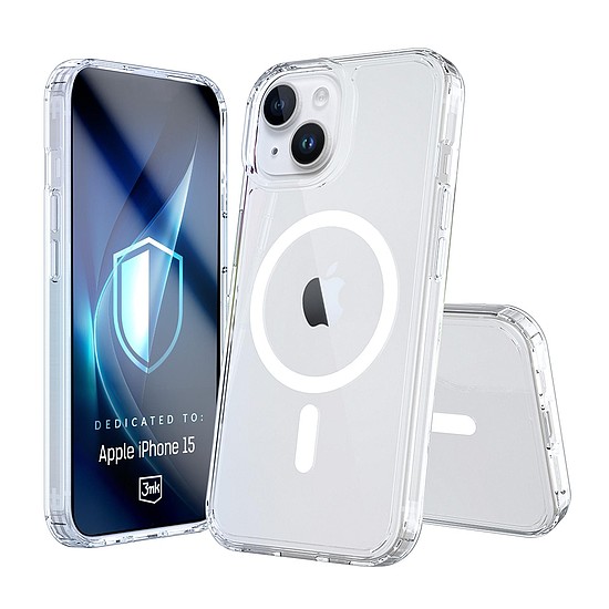 3mk Armor MagCase iPhone 15-höz - átlátszó