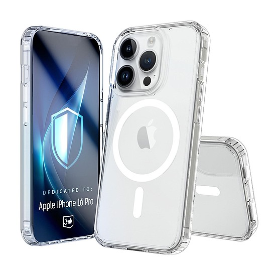 3mk Armor MagCase iPhone 16 Próhoz - Átlátszó