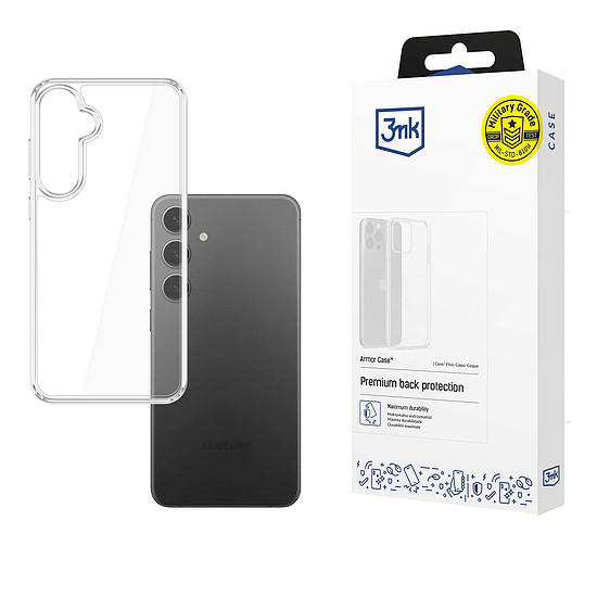 3mk Armor tok Samsung Galaxy S25+ készülékhez - átlátszó