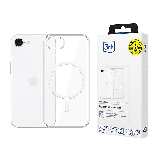 3mk Átlátszó MagCase Apple iPhone 16E készülékhez - átlátszó