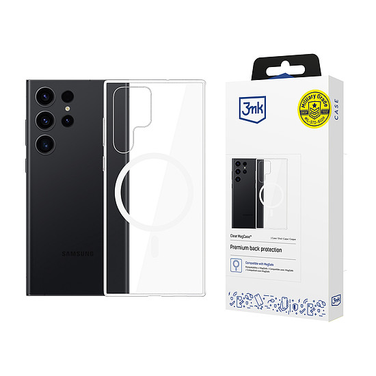 3mk Átlátszó MagCase Samsung Galaxy S22 Ultra 5G-hez - átlátszó