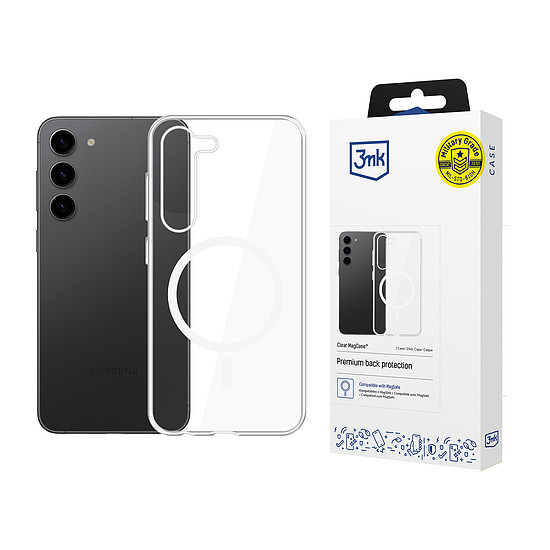 3mk Átlátszó MagCase Samsung Galaxy S23 5G-hez - átlátszó