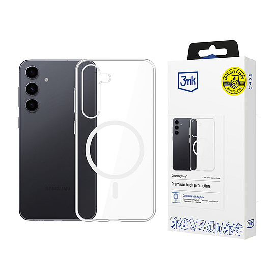 3mk Átlátszó MagCase Samsung Galaxy S24+ készülékhez - átlátszó