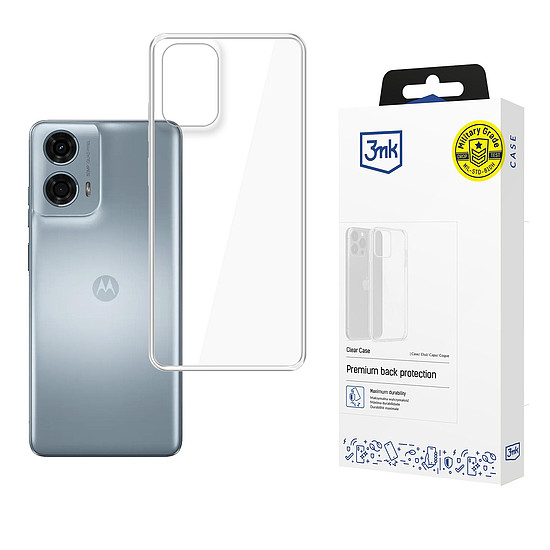 3mk Átlátszó Tok Motorola Moto E14 / G04 / G24 Power / G24 4G - átlátszó