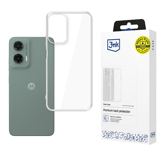 3mk átlátszó tok Motorola Moto G35 5G-hez - átlátszó