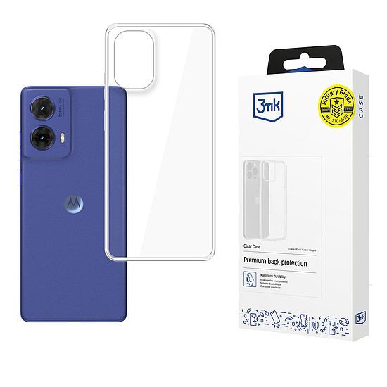 3mk átlátszó tok Motorola Moto G85-höz - átlátszó