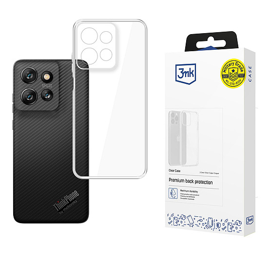 3mk átlátszó tok Motorola ThinkPhone25-höz - átlátszó