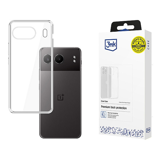 3mk átlátszó tok OnePlus Nord 4-hez - átlátszó