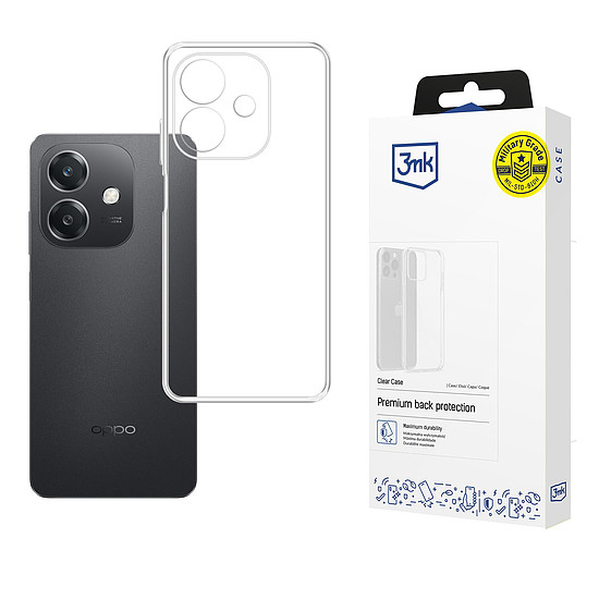 3mk Átlátszó Tok Oppo A40 / A40M / A3 4G Telefonhoz - Átlátszó
