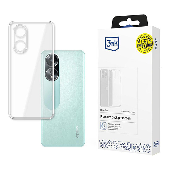 3mk átlátszó tok Oppo A58 4G-hez - átlátszó