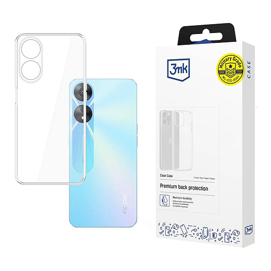 3mk átlátszó tok Oppo A58 5G-hez - átlátszó