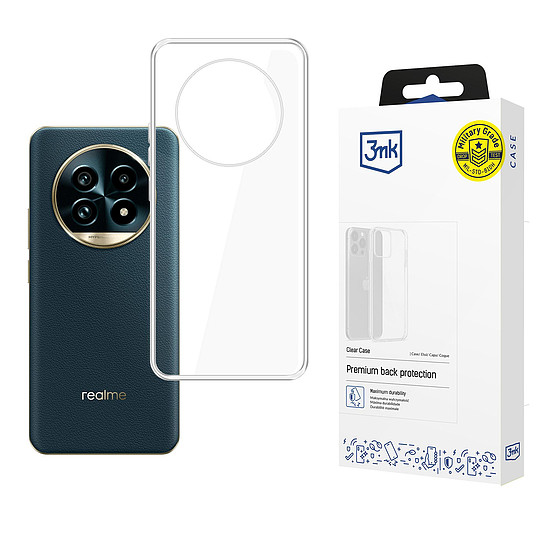 3mk Átlátszó Tok Realme 13 Pro+ 5G / Realme 13 Pro 5G-hez - átlátszó