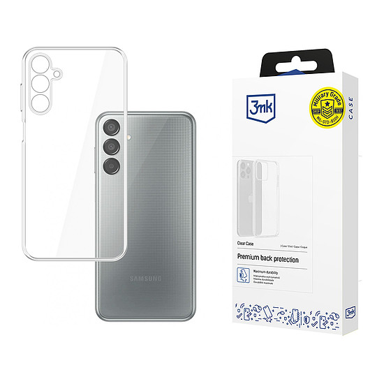 3mk átlátszó tok Samsung Galaxy M15 5G-hez - átlátszó