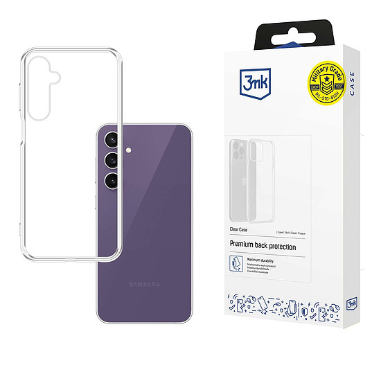 3mk átlátszó tok Samsung Galaxy S24 FE-hez - átlátszó