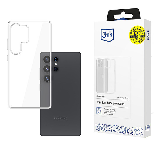 3mk átlátszó tok Samsung Galaxy S25 Ultra készülékhez - átlátszó