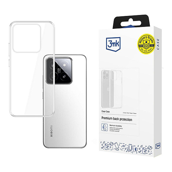 3mk átlátszó tok Xiaomi 14 Pro-hoz