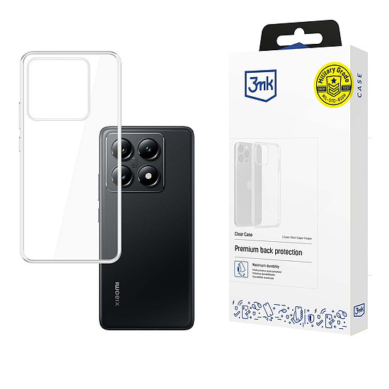 3mk átlátszó tok Xiaomi 14T Pro-hoz - átlátszó
