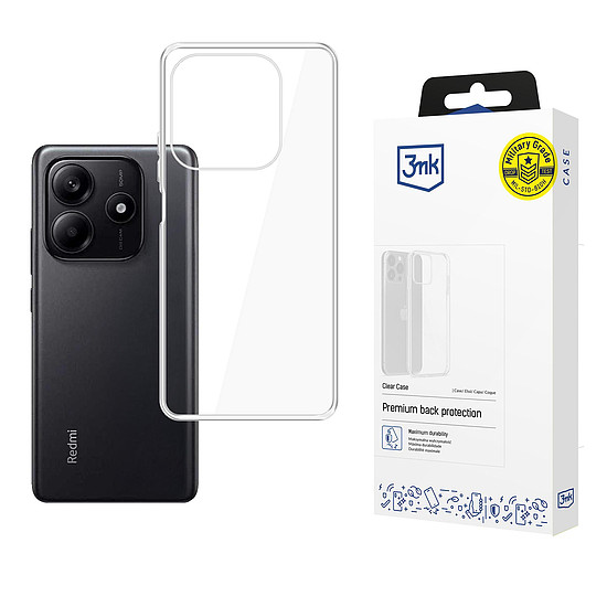 3mk Átlátszó Tok Xiaomi Redmi Note 14 5G-hez - átlátszó