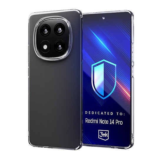 3mk átlátszó tok Xiaomi Redmi Note 14 Pro készülékhez - átlátszó
