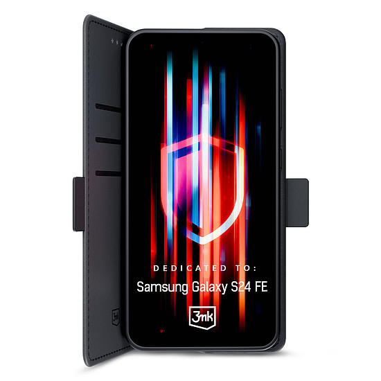 3mk-es pénztárca tok Samsung Galaxy S24 FE-hez - fekete