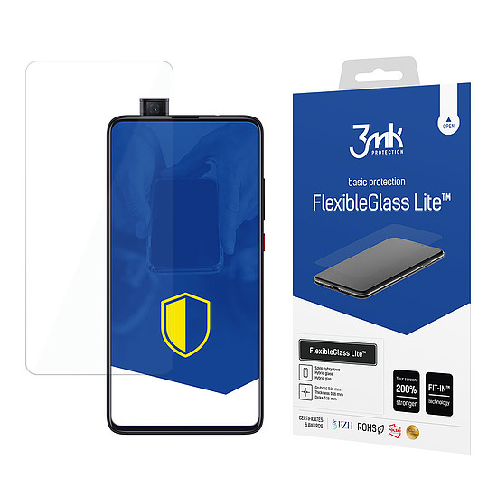 3mk FlexibleGlass Lite hibrid üveg a Xiaomi Mi 9T-n