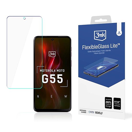 3mk FlexibleGlass Lite - Hibrid üveg Motorola Moto G55 5G-hez (3MK_5903108610322)