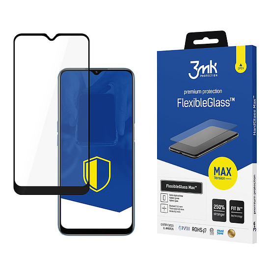 3mk FlexibleGlass Max hibrid üveg Oppo A16 / A16s készülékekhez