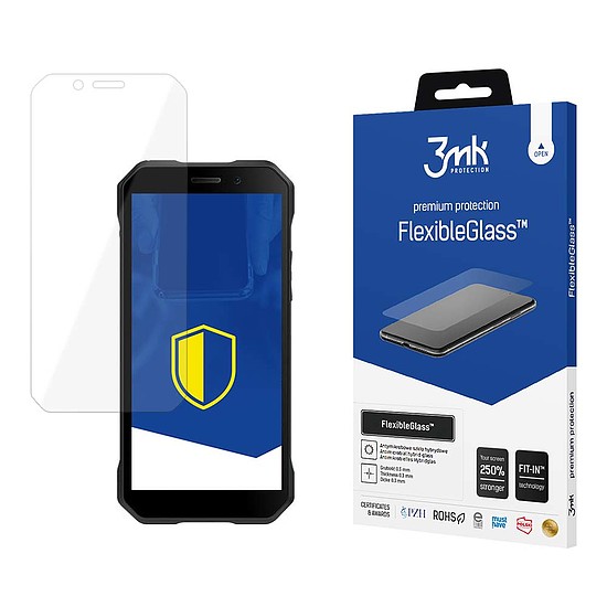3mk FlexibleGlass hibrid üveg a Doogee S61-en