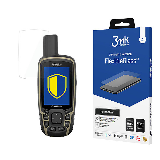 3mk FlexibleGlass hibrid üveg Garmin GPSMap 65-höz