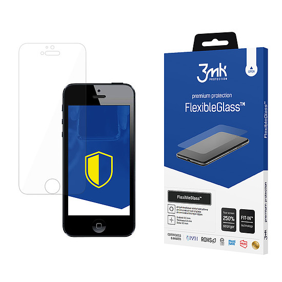 3mk FlexibleGlass hibrid üveg iPhone 5 / 5S / SE készülékekhez