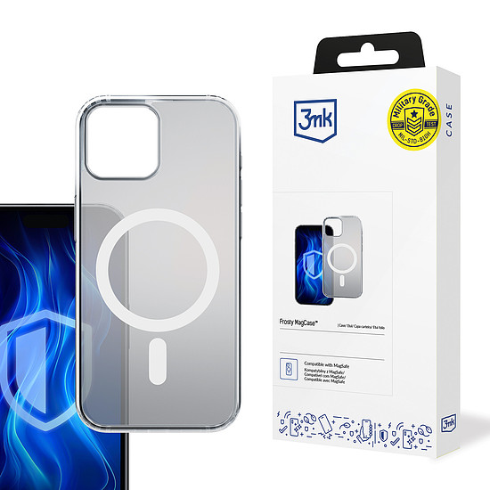 3mk Frosty MagCase fehér Apple iPhone 13 készülékhez - fehér