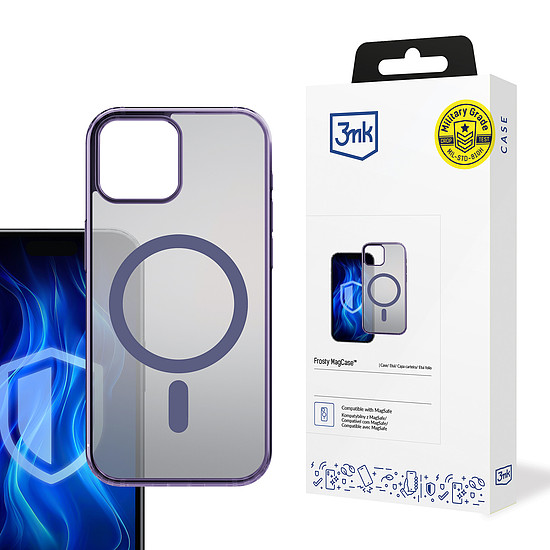 3mk Frosty MagCase lila tok Apple iPhone 14 Plus-hoz - lila