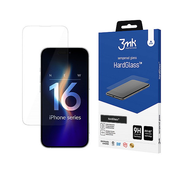 3mk HardGlass - Edzett üveg iPhone 16-hoz (3MK_5903108579766)