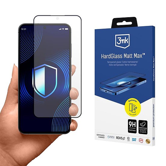 3mk HardGlass Matt Max - matt edzett üveg a Samsung Galaxy S25+ készülékhez (3MK_5903108627122)